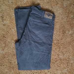 Wrangler dark gray men's jeans straight fit